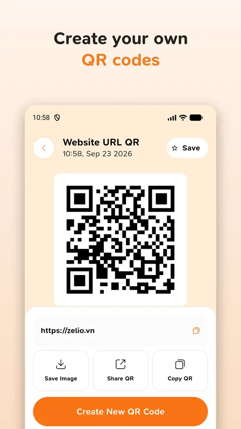 QR Tap: create your own QR code